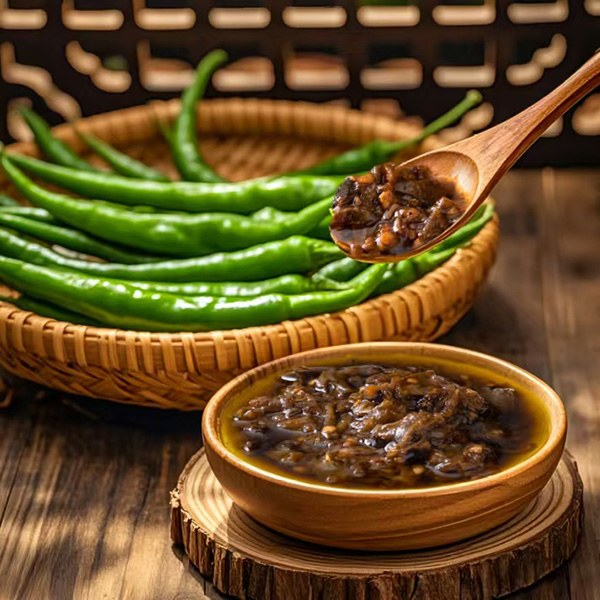 green pepper sauce for sour soup fish.pic