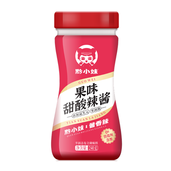 sweet and sour sauce with fruit flavor