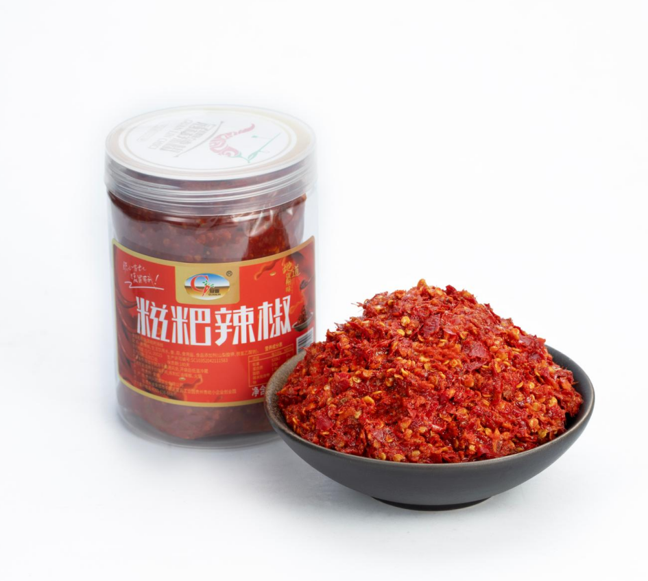Sticky rice cake chili paste