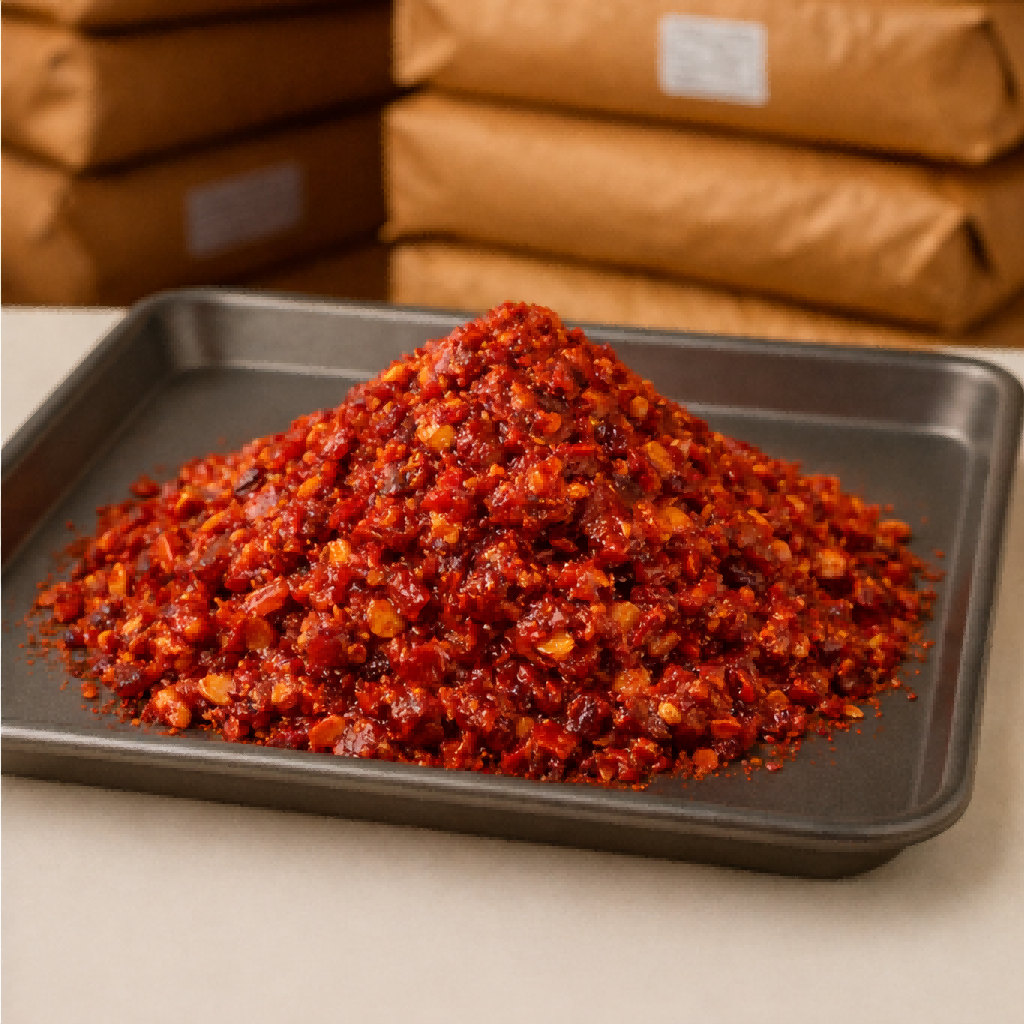 Sticky rice cake chili paste